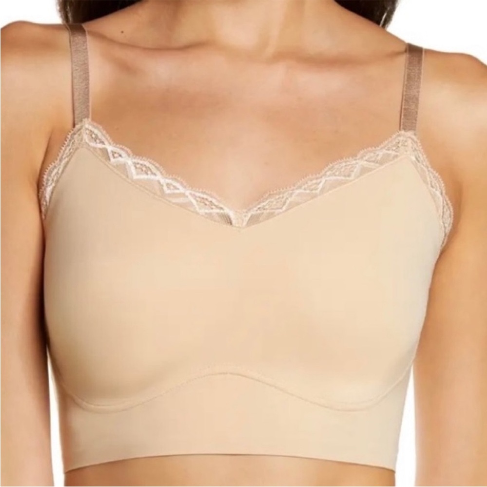 True Body Lift Lace Triangle Bra - Desert.